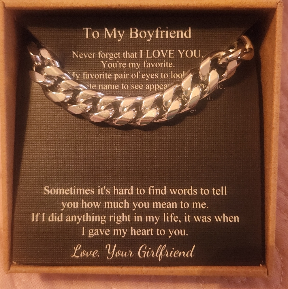 Nib Heavy Link Chain Size 9.5in - image 1